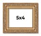 5x4 Solid Wood Antique Picture Frame with UV-Resistant Acrylic & Acid-Free Backing, Available in 4 Finishes: Bronze, Gold, Silver, and Gold with Black